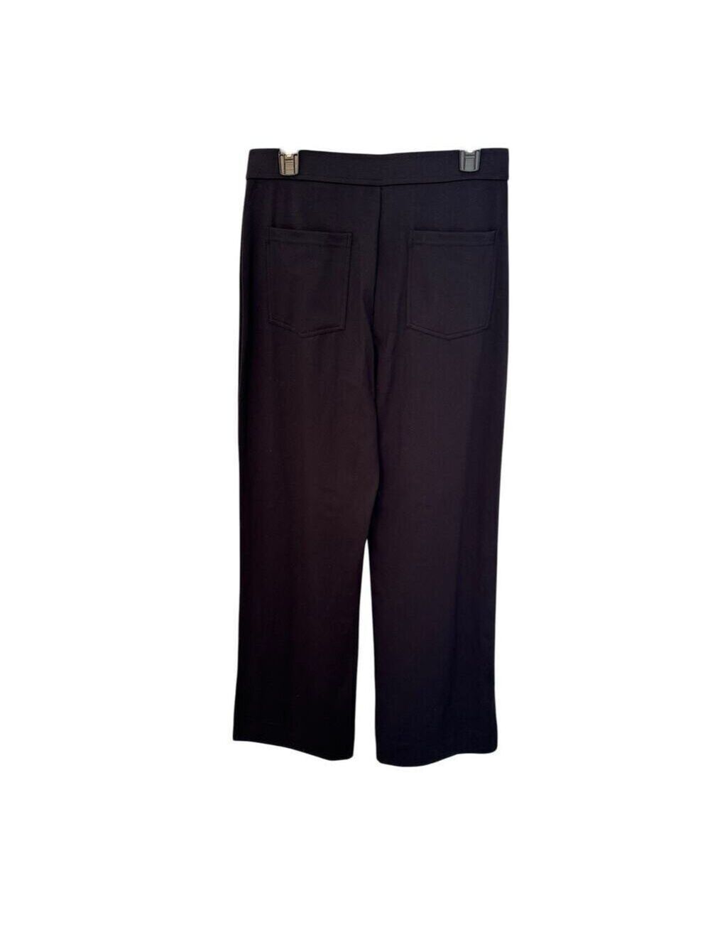 Halara Black High Waisted Wide Leg Button Fly Pocket Pants Womens L 31"x32" - Picture 4 of 6